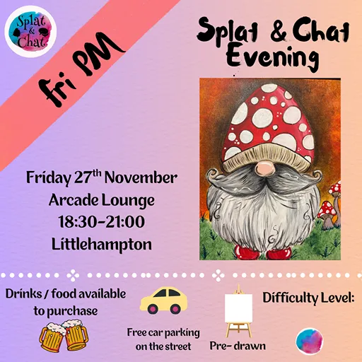 Friday 27th November, 18:30-21:00, Arcade Lounge, Littlehampton 1 Friday 27th November, 18:30-21:00, Arcade Lounge, Littlehampton