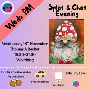 Wednesday 18th November, 18:30-21:00, Thomas A Becket, Worthing